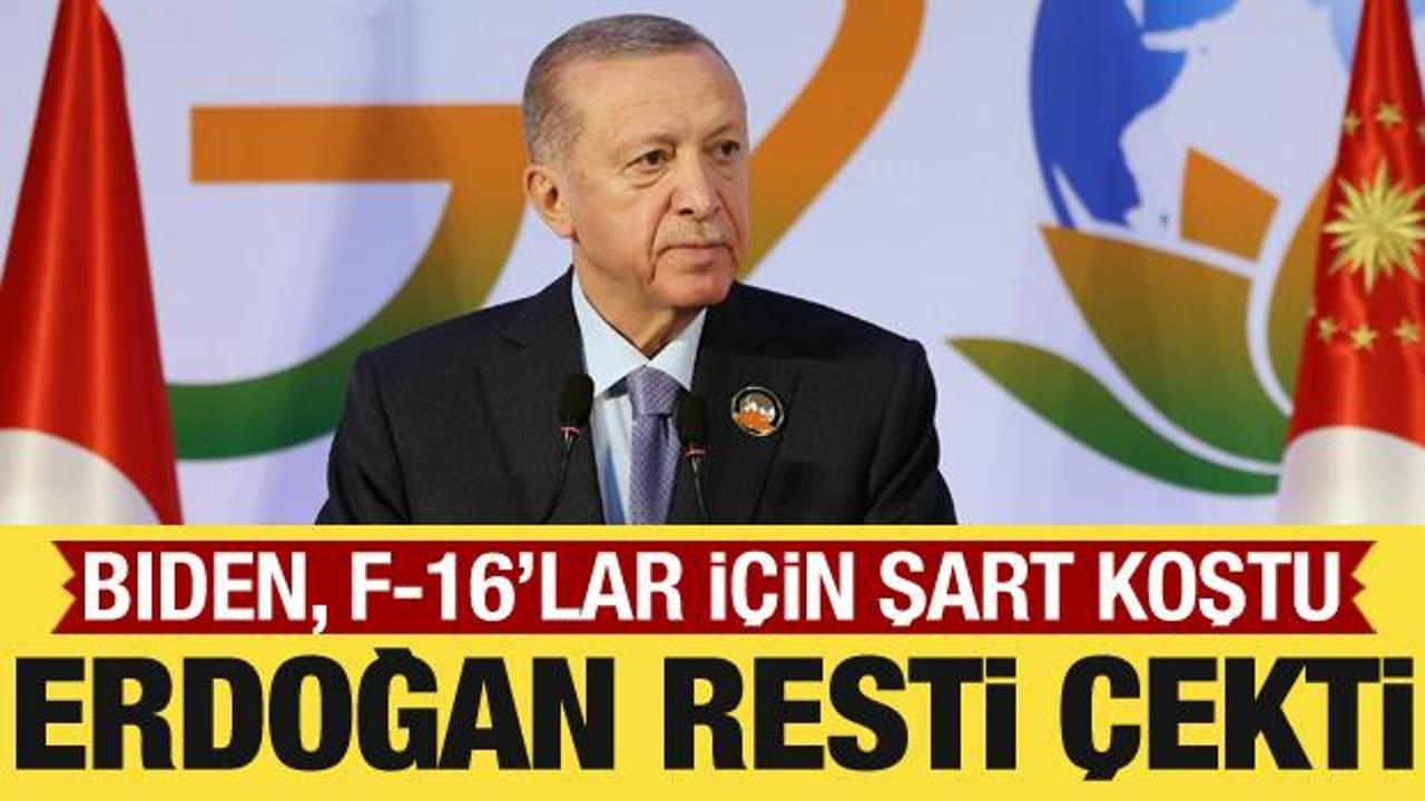 Cumhurbaşkanı Erdoğan'dan Biden'a rest: M&uuml;mk&uuml;n değil!