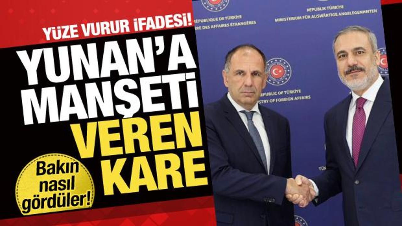 Fidan ve Yerapetritis'in g&ouml;r&uuml;şmesi Yunan basınında: Bizim i&ccedil;in tek se&ccedil;enek...