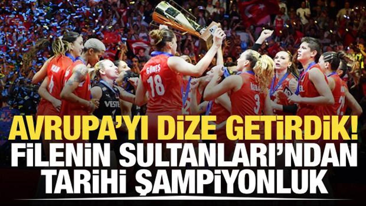 Filenin Sultanları Avrupa şampiyonu oldu!
