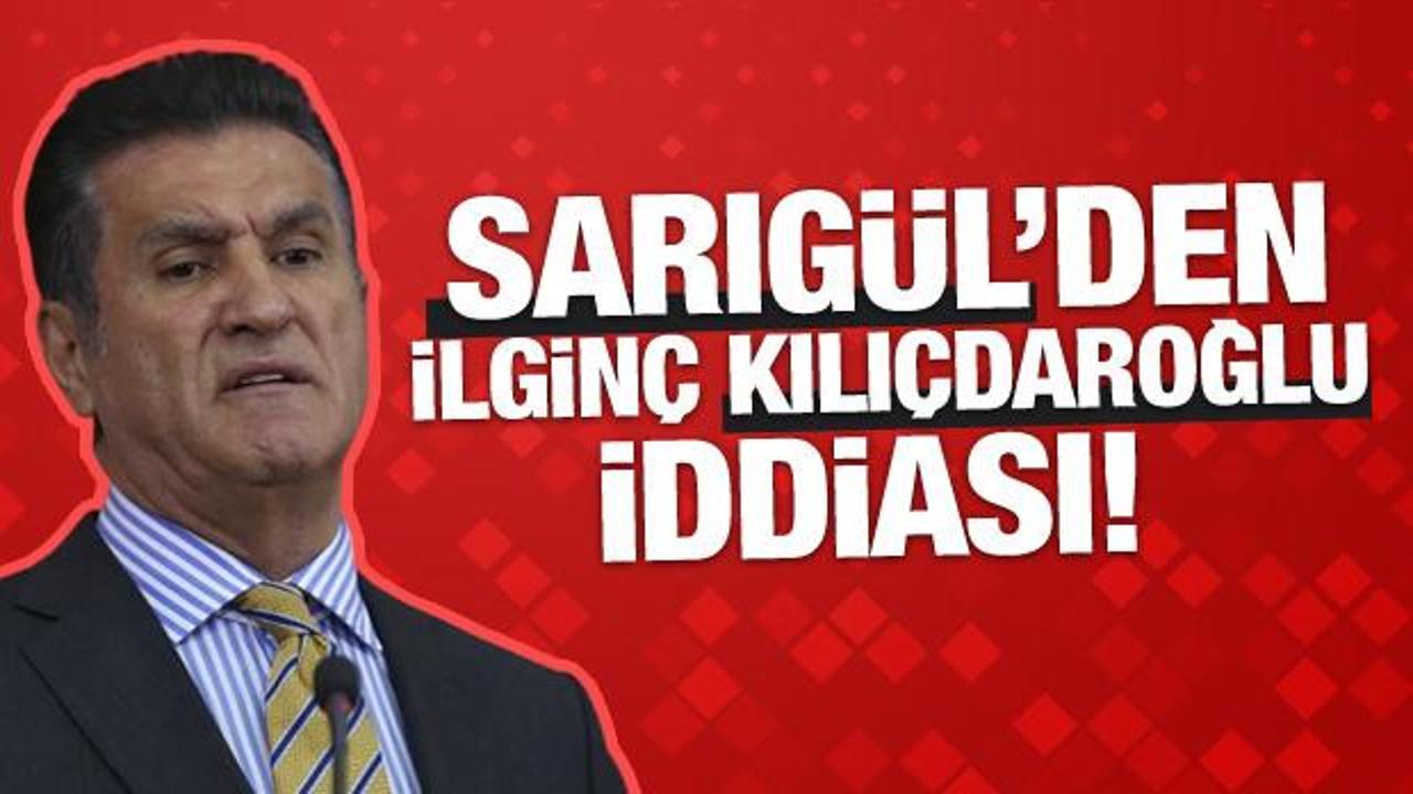 Mustafa Sarıg&uuml;l'den ilgin&ccedil; Kılı&ccedil;daroğlu iddiası! 
