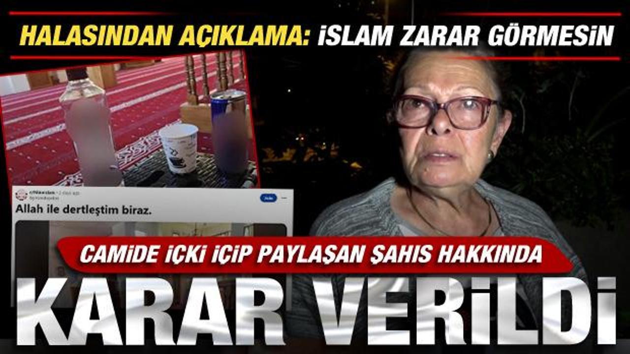 Camide içki içip paylaşan şahıs tutuklandı! Halasından açıklama: İslam zarar görmesin