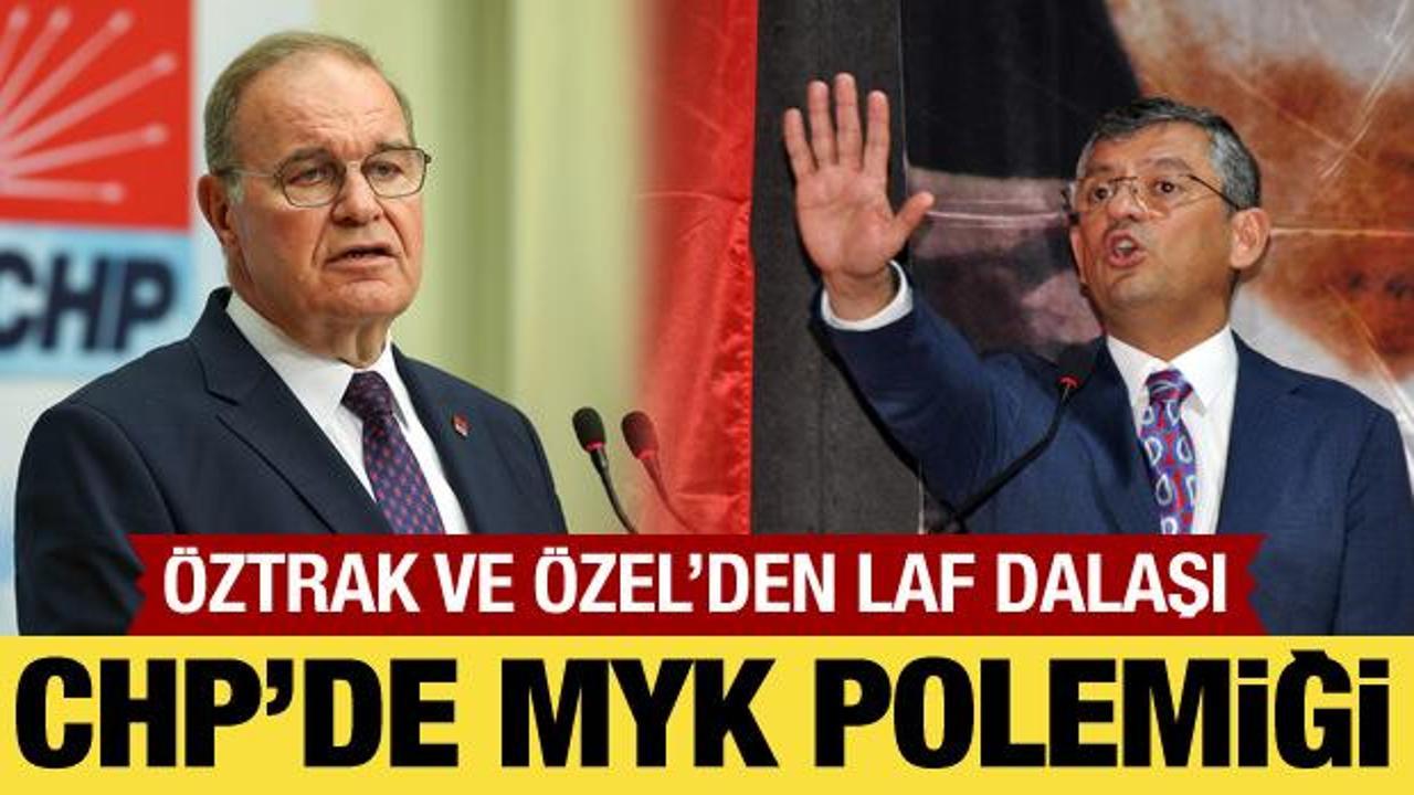 CHP'li &Ouml;ztrak ve &Ouml;zel arasında MYK polemiği