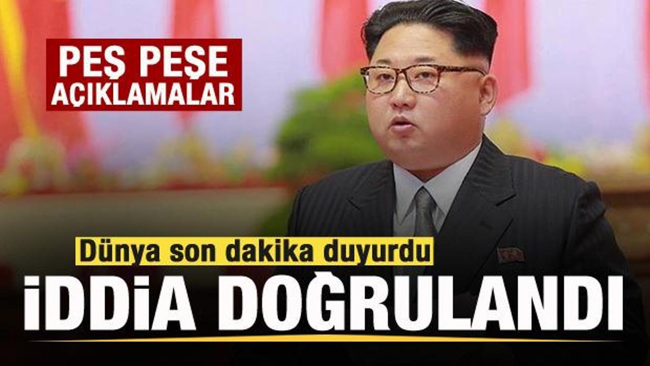 D&uuml;nya son dakika duyurdu! Kim Jong-un iddiası doğrulandı