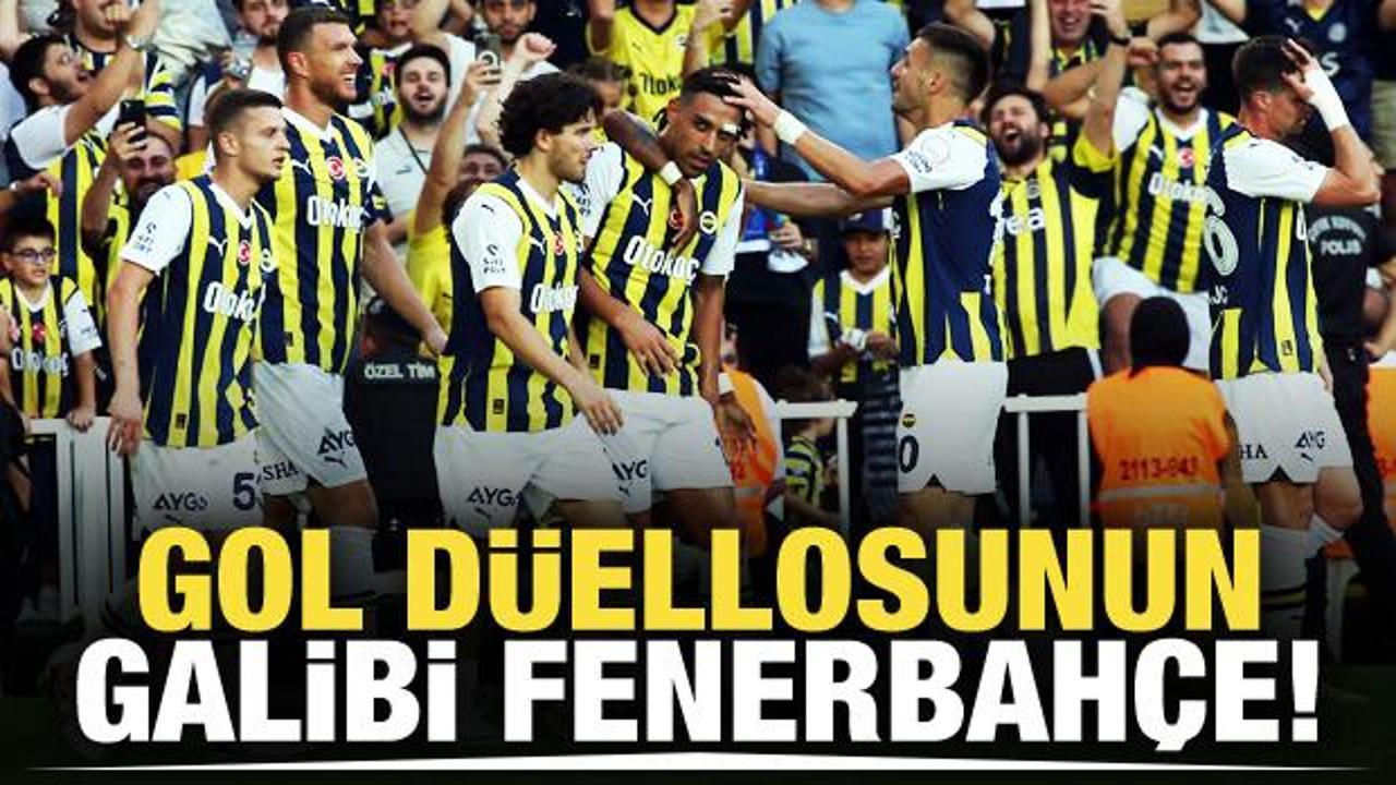 Kadıköy'deki gol düellosunun galibi Fenerbahçe!
