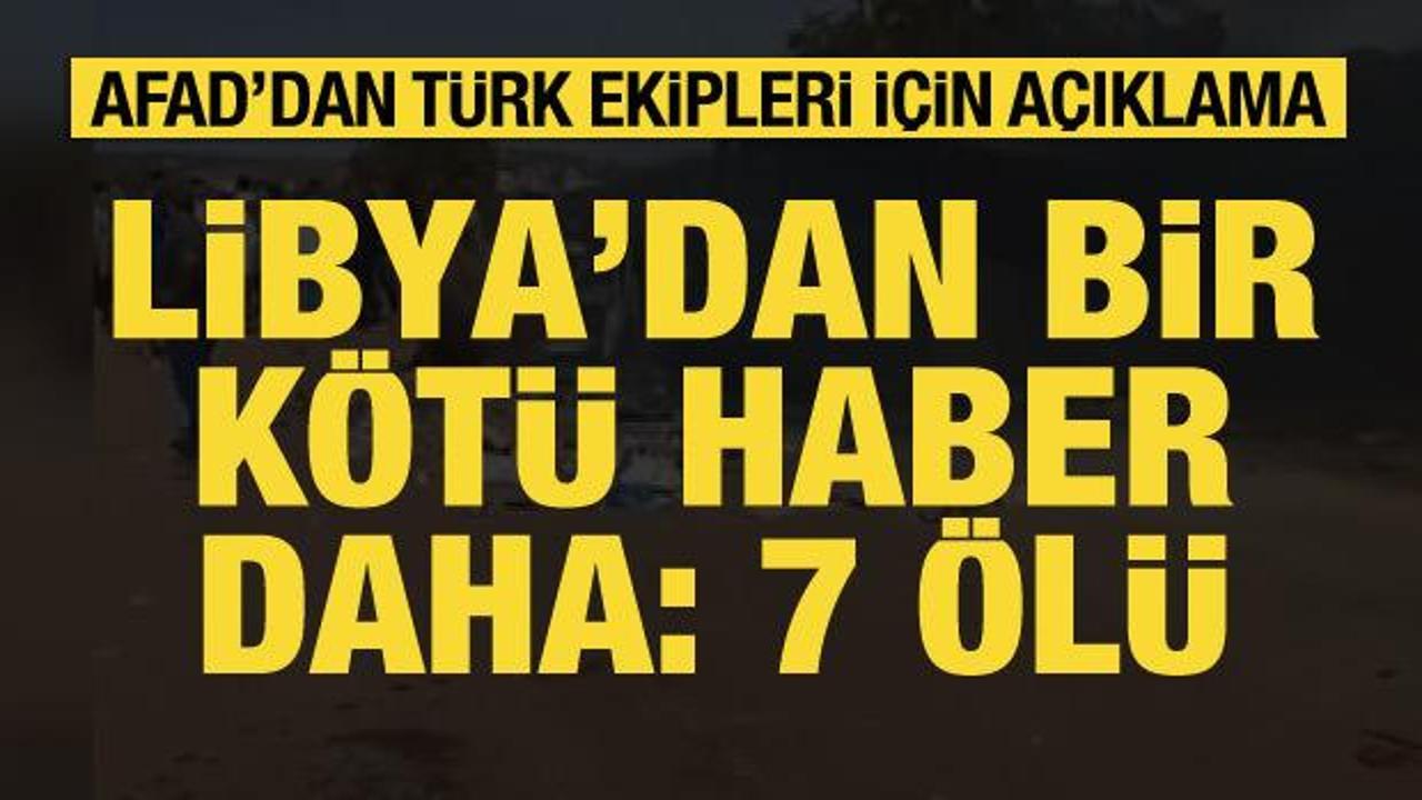  Libya&rsquo;da uluslararası kurtarma ekibi trafik kazası ge&ccedil;irdi: 7 &ouml;l&uuml;