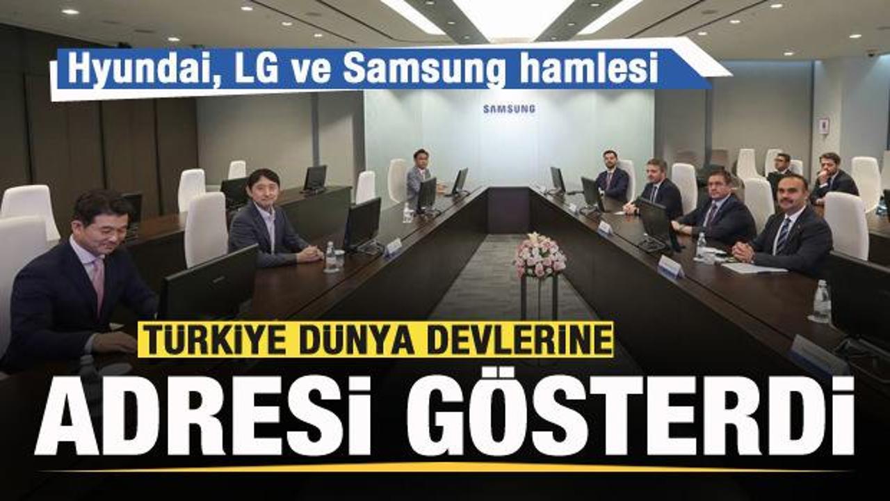 T&uuml;rkiye doğru adresi g&ouml;sterdi! Hyundai, LG ve Samsung hamlesi