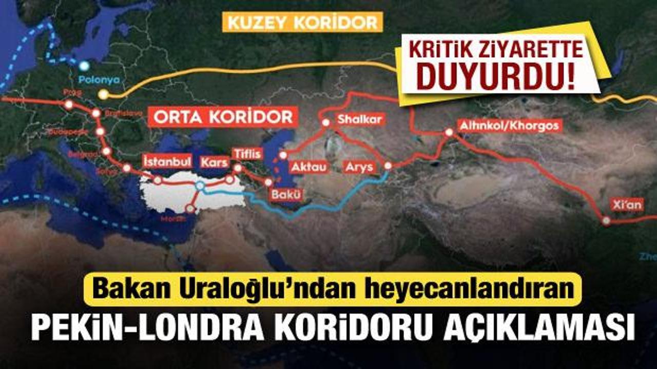 Bakan Uraloğlu Cezayir'de duyurdu! Heyecanlandıran Pekin-Londra koridoru açıklaması