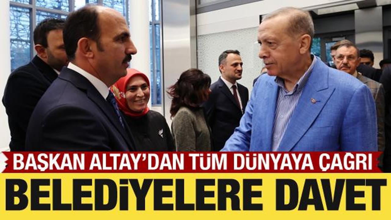 Başkan Altay BM'de d&uuml;nya belediyelerine hitap etti