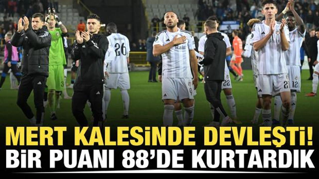 Mert kalesinde devleşti! Bir puanı 88'de kurtardık