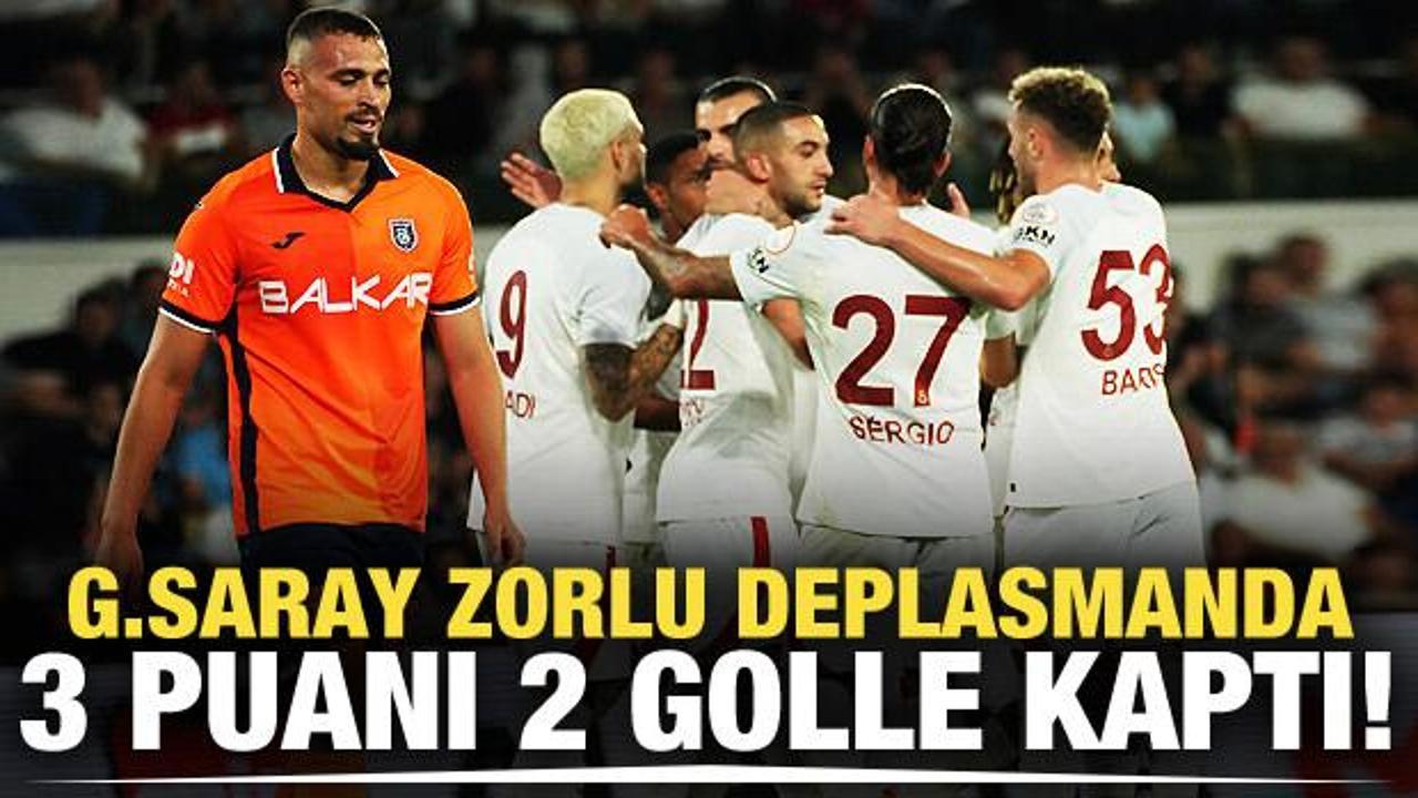 Galatasaray zorlu deplasmanda 3 puanı kaptı!