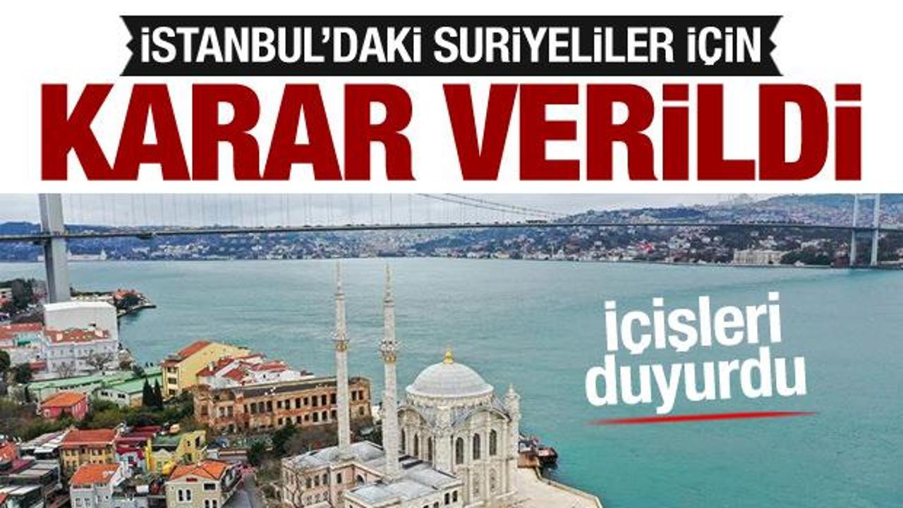 Göç İdaresi Başkanlığı açıkladı! İstanbul'da kaydı bulunmayan Suriyelilere yaptırım