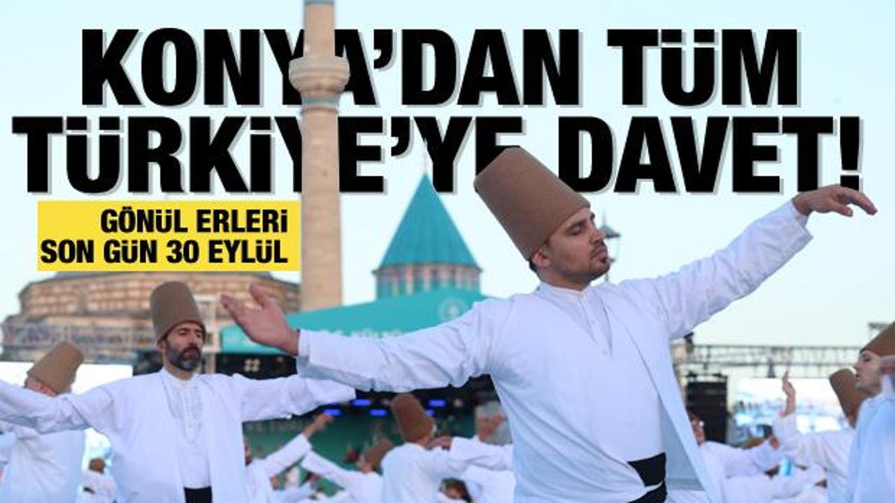 Mevl&acirc;na'nın huzurunda 250 semazen Sema Ayin-i Şerifi icra etti