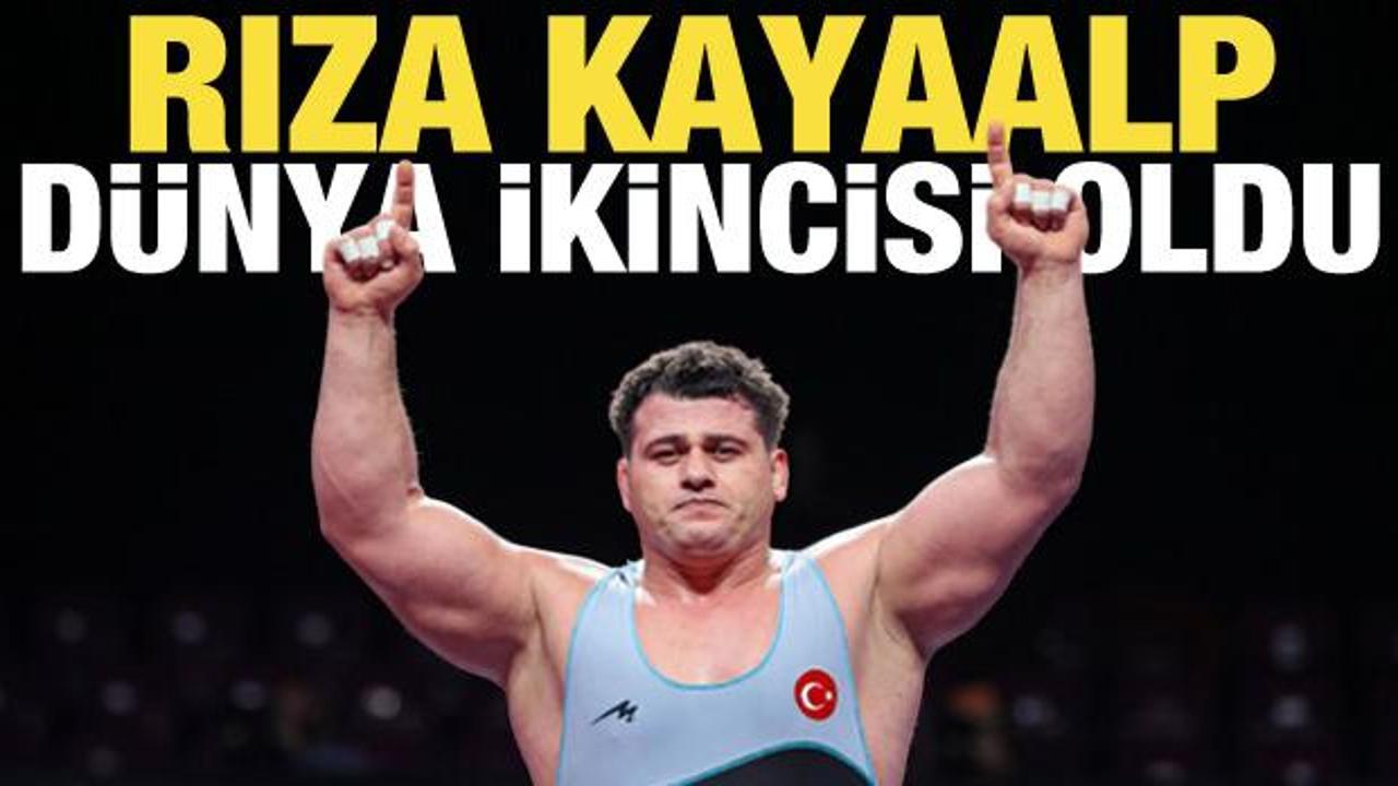 Rıza Kayaalp d&uuml;nya ikincisi oldu!