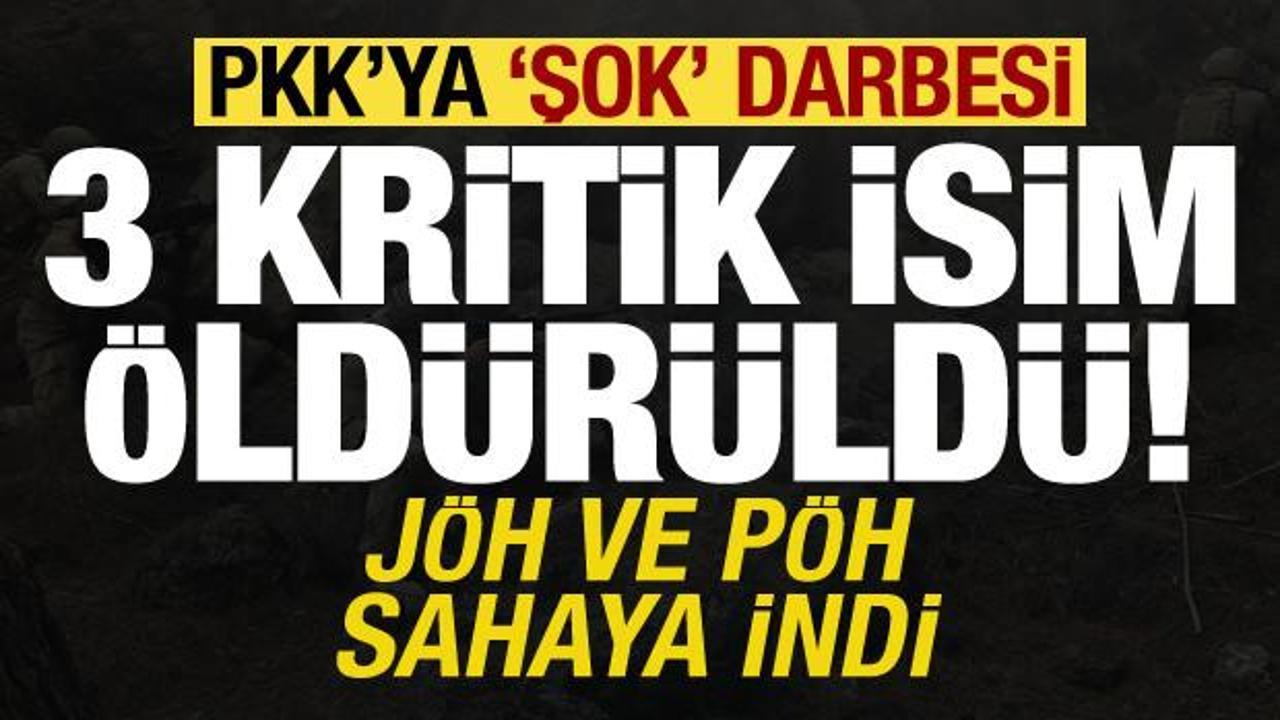 Son dakika: PKK'ya şok darbesi! Yerlikaya duyurdu, 3 kritik isim öldürüldü...