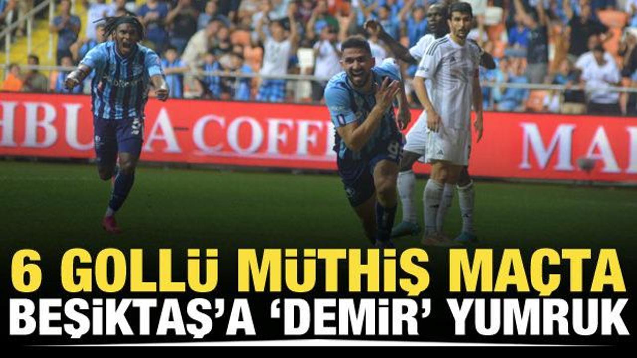 Altı gollü müthiş maçta Beşiktaş'a 'Demir' yumruk