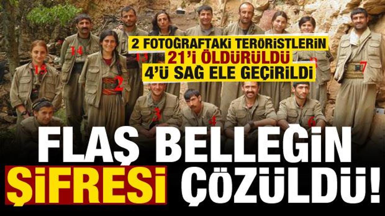 Flaş bellekten &ccedil;ıkan 2 fotoğraftaki t&uuml;m ter&ouml;ristler etkisiz hale getirildi!