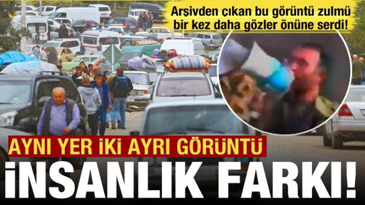 İnsanlık farkı: Aynı yer iki farklı görüntü