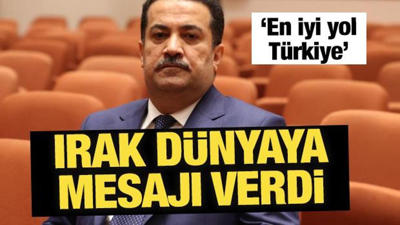 Irak d&uuml;nyaya mesajı verdi: En iyi yol T&uuml;rkiye