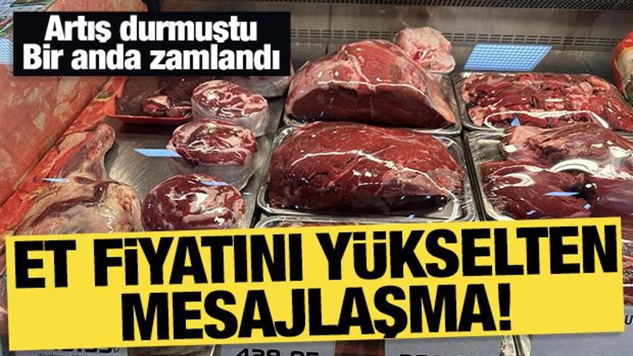 Kırmızı etin fiyatını yükselten mesaj: Kilosu 35 TL zamlandı