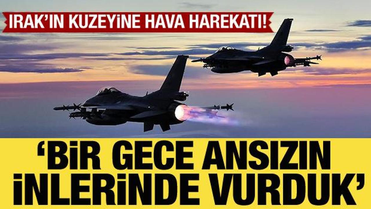 MSB duyurdu: Bir gece ansızın inlerinde vurduk!