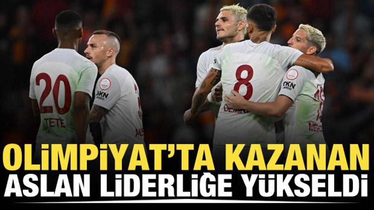 Olimpiyat'ta kazanan Galatasaray liderliğe yerleşti