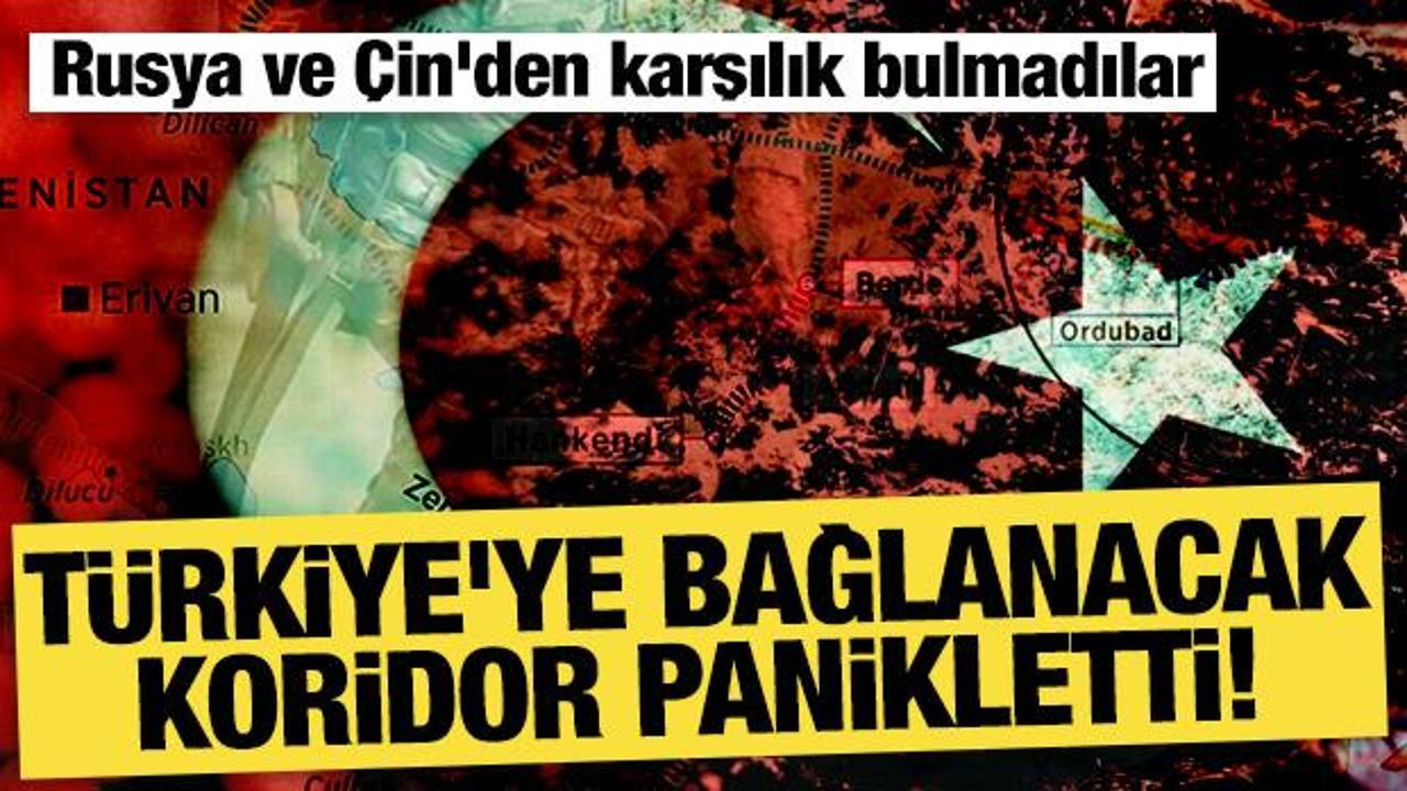 Türkiye'ye bağlanacak koridor panikletti! Rusya ve Çin'den karşılık bulmadılar