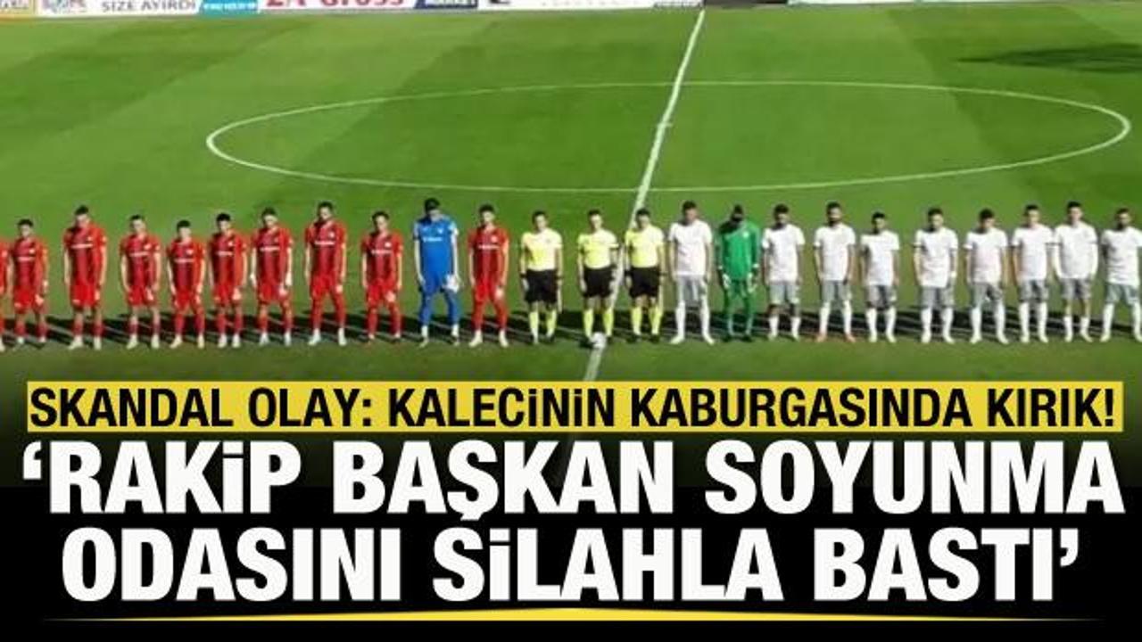 2. Lig'de akılalmaz iddia: Başkan, silahla soyunma odasını bastı!
