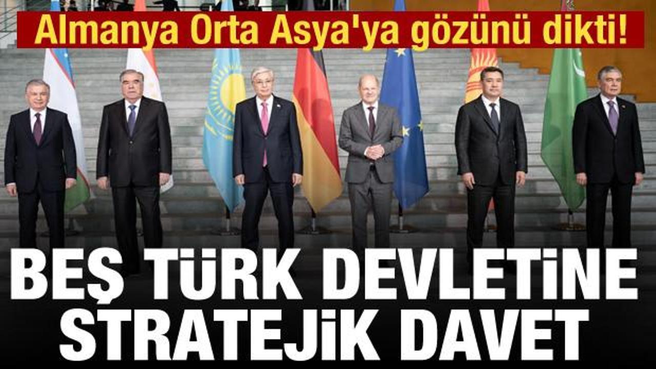 Almanya Orta Asya &uuml;lkeleri ile stratejik işbirliği kuruyor