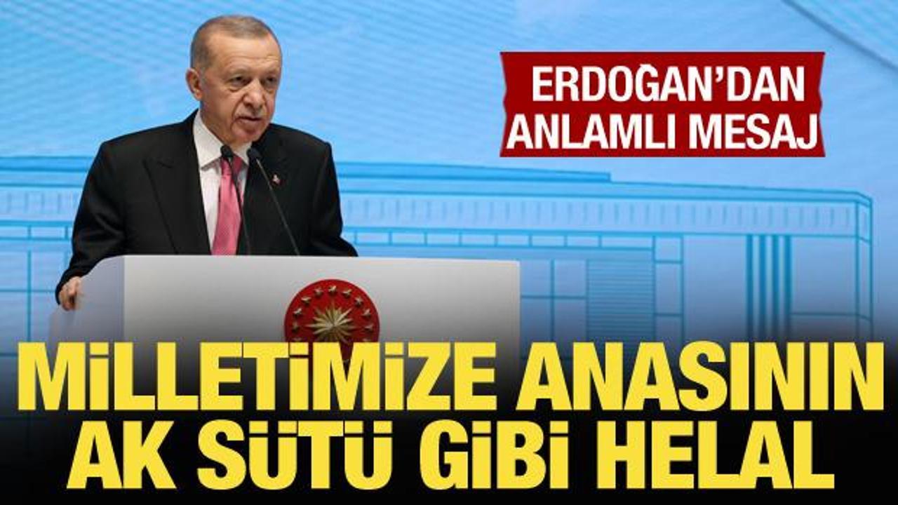 Cumhurbaşkanı Erdoğan'dan yeni anayasa mesajı