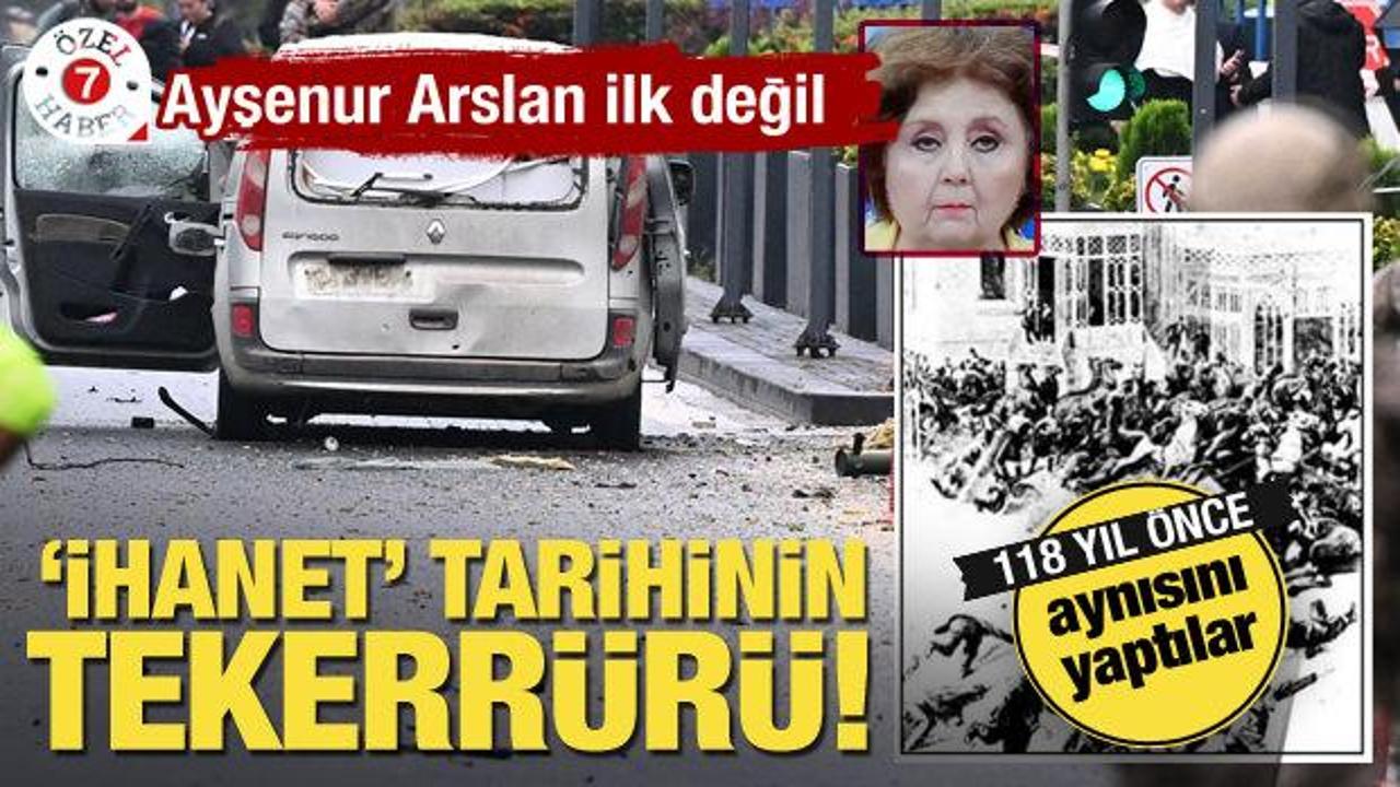 D&uuml;n Tevfik Fikret bug&uuml;n Ayşenur Arslan! Ter&ouml;r g&uuml;zellemesinin tarihi kodları