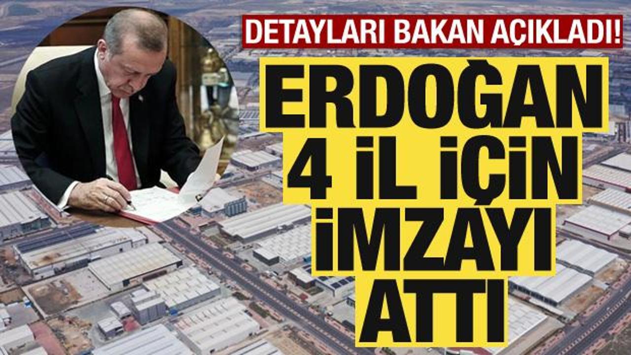 Erdoğan imzayı attı! Binlerce kişiye istihdam sağlayacak 