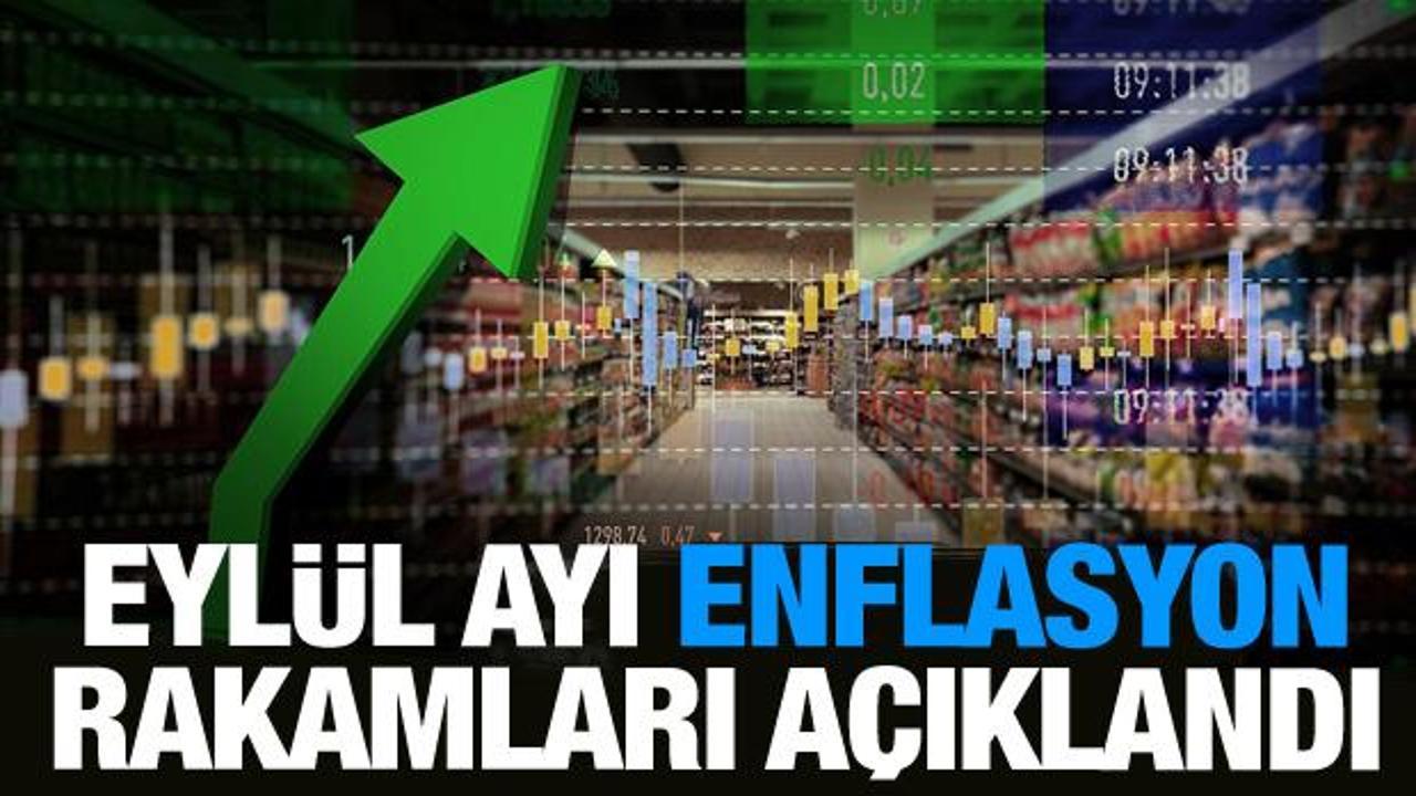 Eyl&uuml;l ayı enflasyon rakamları a&ccedil;ıklandı