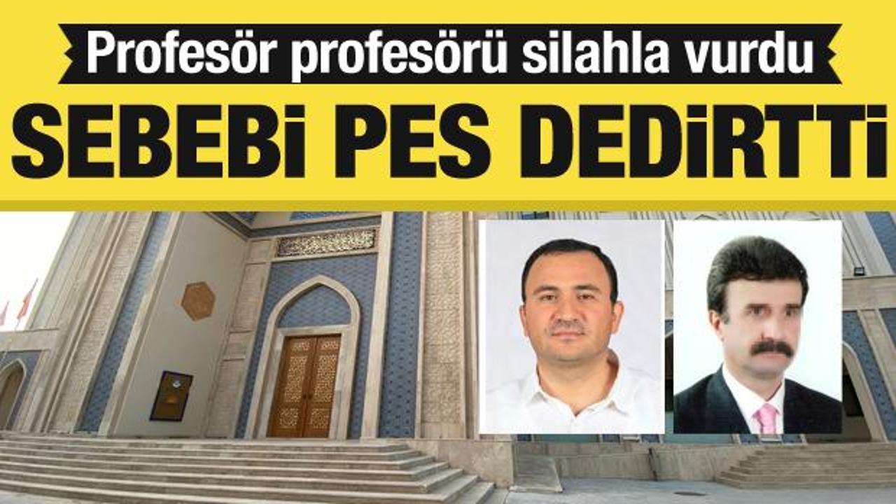 Necmettin Erbakan Üniversitesi'nde profesör profesörü silahla vurdu! Nedeni pes dedirtti