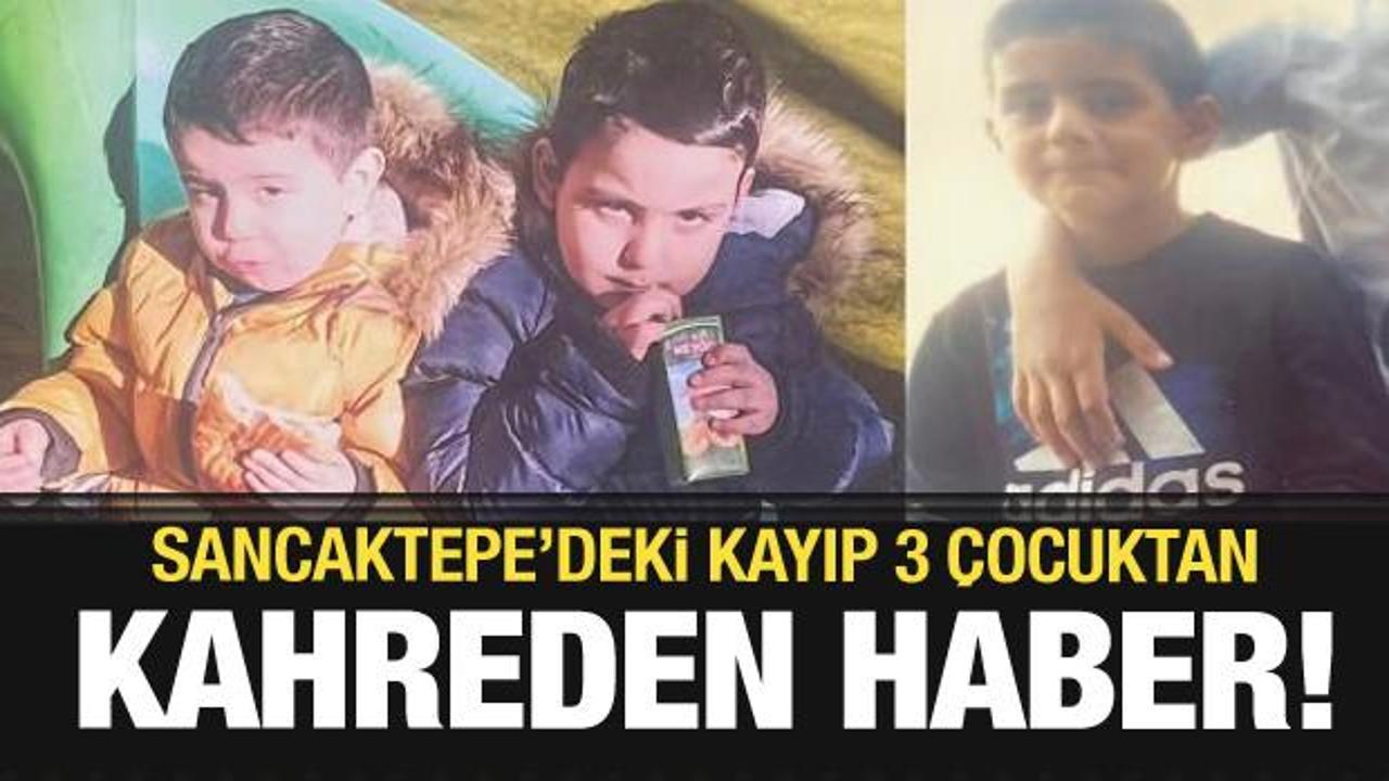 Sancaktepe'de kayıp olan 3 çocuktan acı haber; inşaatın temelinde bulundu