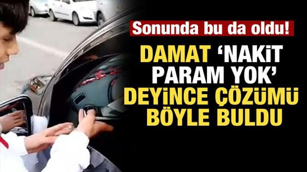 Sonunda bu da oldu! Damattan bahşişi pos cihazıyla aldı