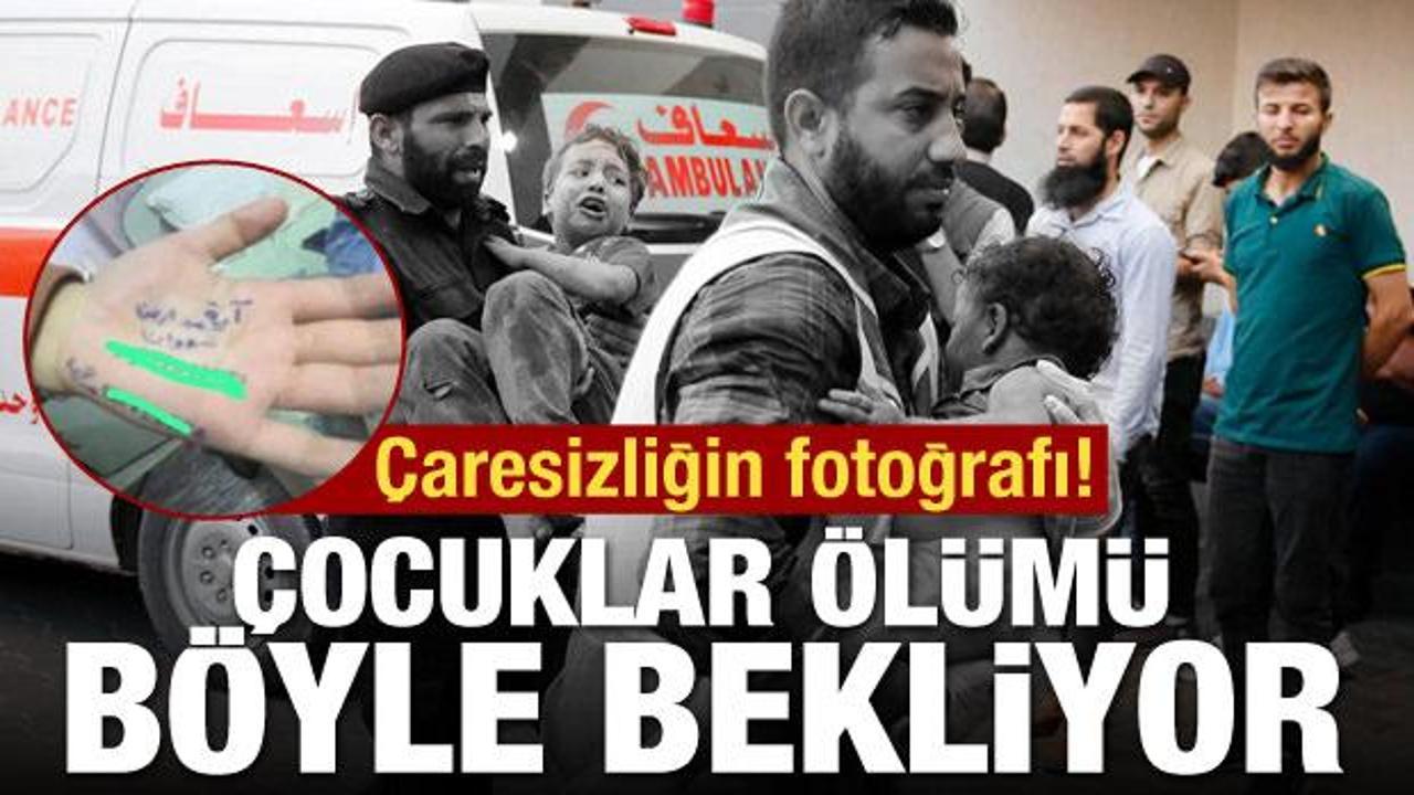 &Ccedil;aresizliğin fotoğrafı! &Ccedil;ocuklar &ouml;l&uuml;m&uuml; b&ouml;yle bekliyor