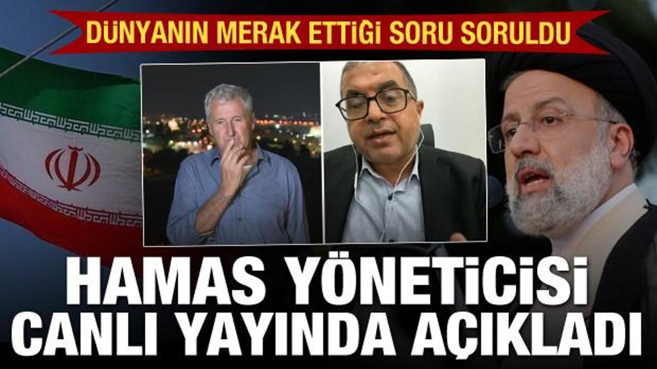 D&uuml;nyanın merak ettiği soru soruldu! Hamas y&ouml;neticisi canlı yayında cevapladı