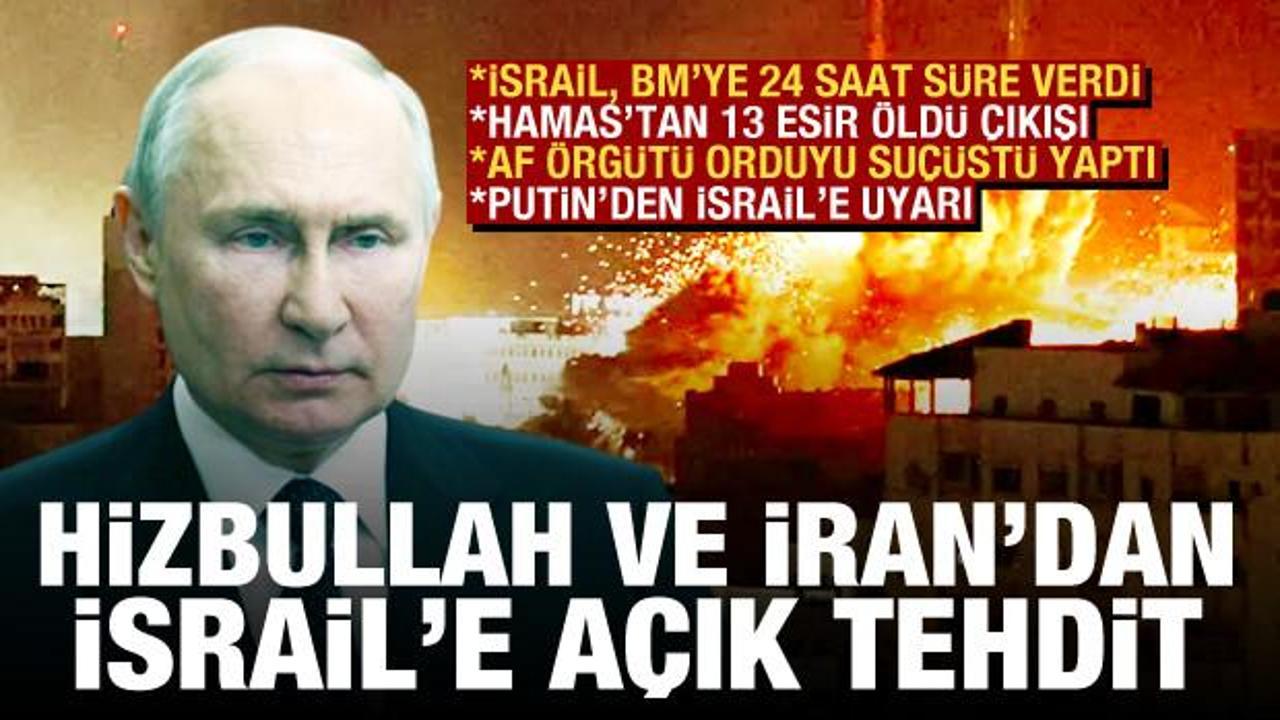 İsrail-Filistin savaşı: İsrail, BM'ye 24 saat süre verdi