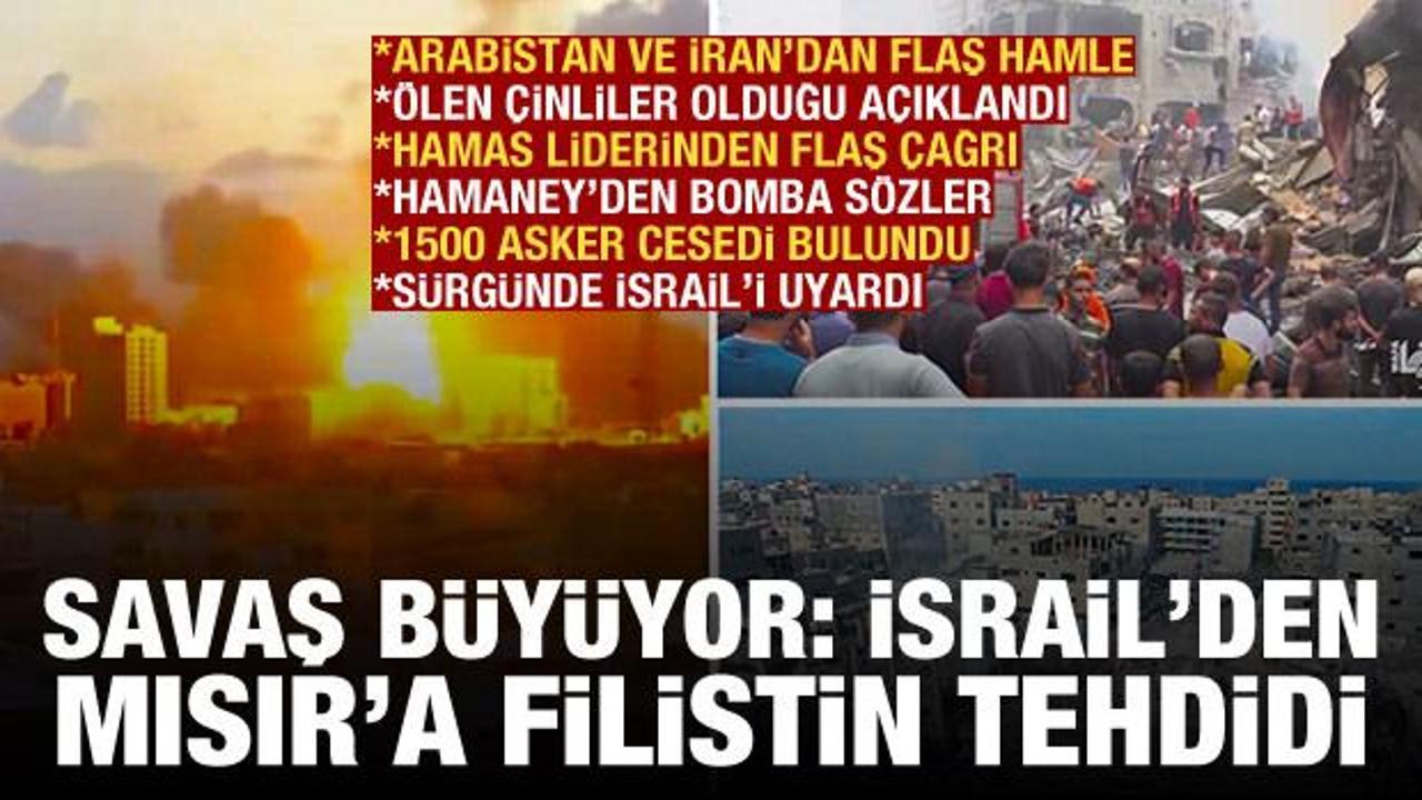 İsrail-Hamas savaşı: İsrail'den Mısır'a Filistin tehdidi