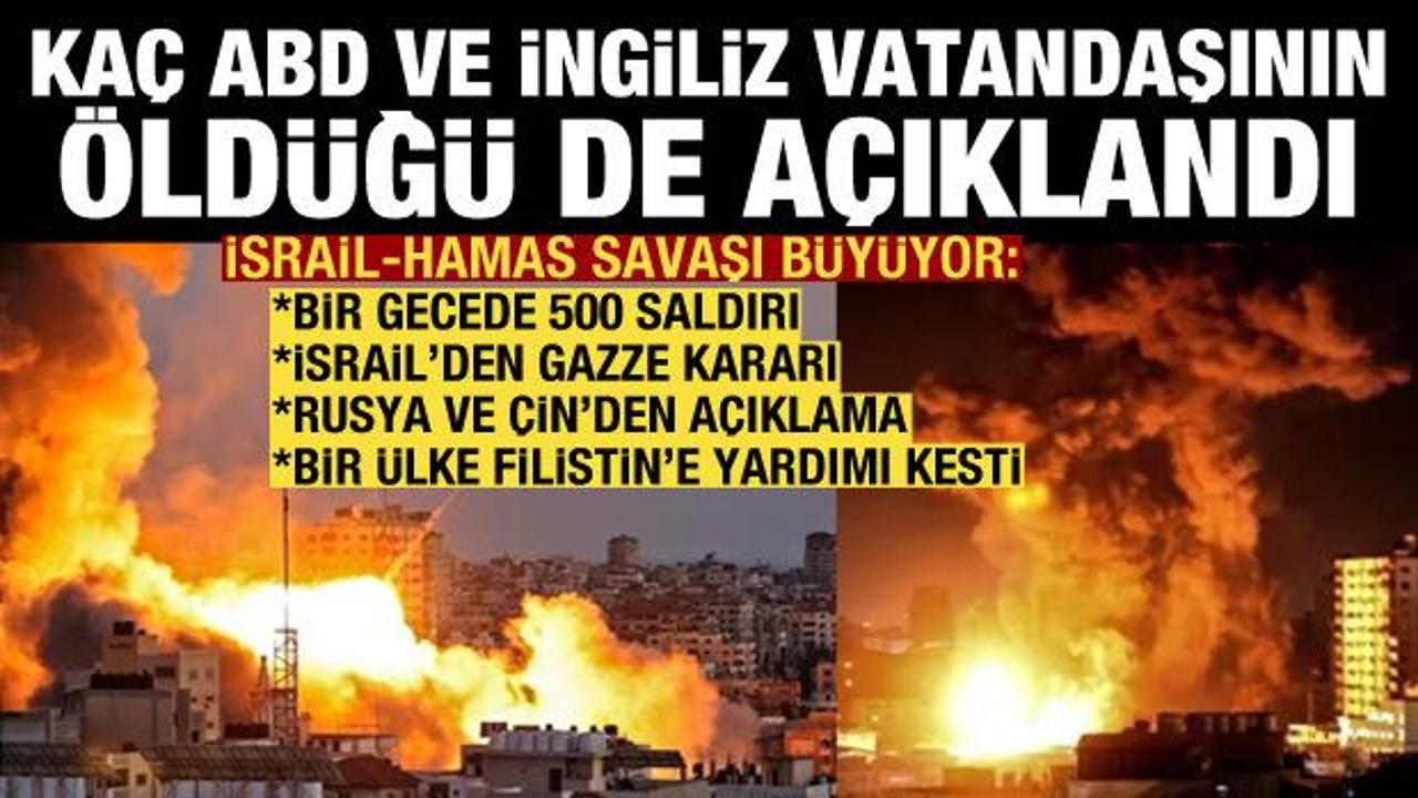İsrail-Hamas savaşı: Ka&ccedil; ABD ve İngiliz vatandaşının &ouml;ld&uuml;ğ&uuml; a&ccedil;ıklandı