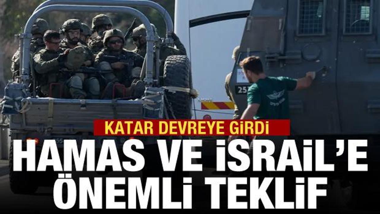 Katar'dan Hamas'la İsrail arasında rehine takası için girişim