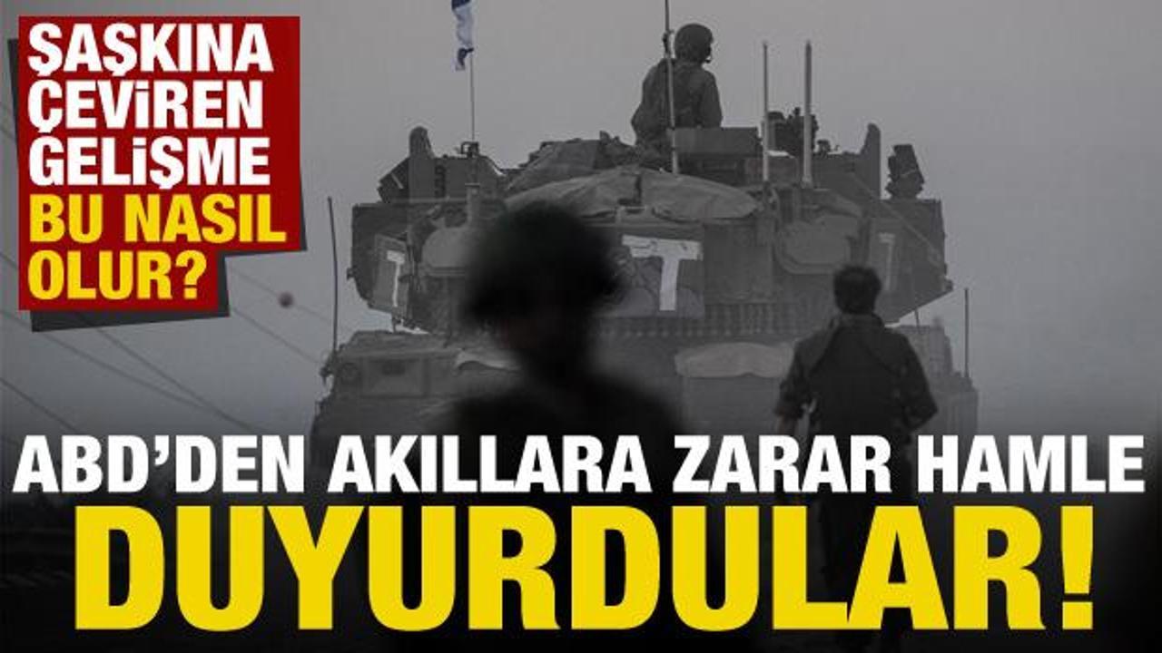 Son dakika: ABD'den akıllara zarar 'Gazze' hamlesi! Basın duyurdu: Bu nasıl olur?