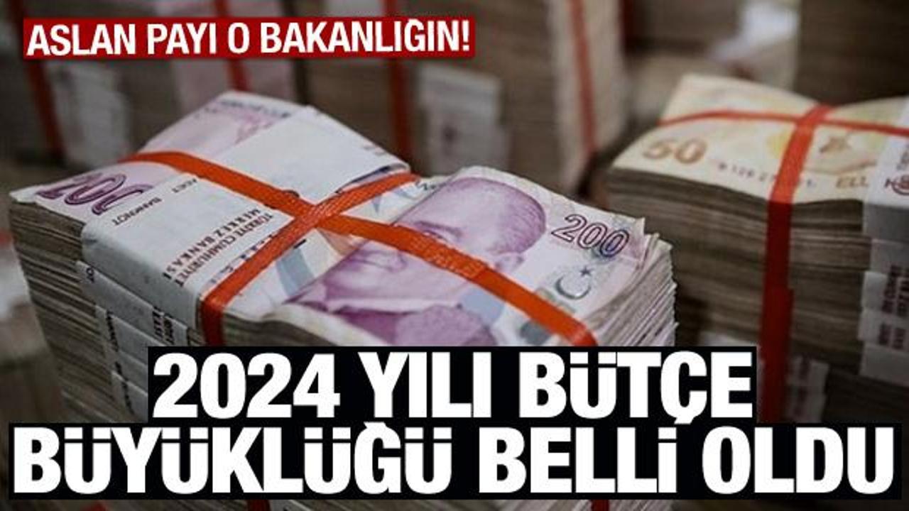 2024 yılı b&uuml;t&ccedil;e b&uuml;y&uuml;kl&uuml;ğ&uuml; belli oldu