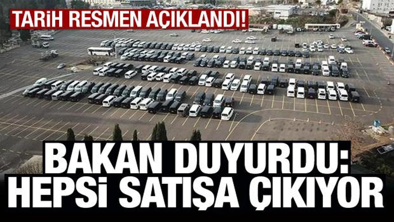 Bakan Tun&ccedil; a&ccedil;ıkladı: Hacizli malların satışı başlıyor