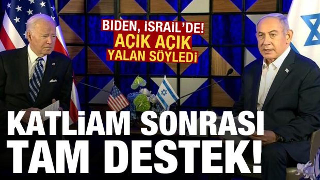 Biden-Netanyahu görüşmesi: ABD Başkanı'ndan katliam sonrası İsrail'e tam destek