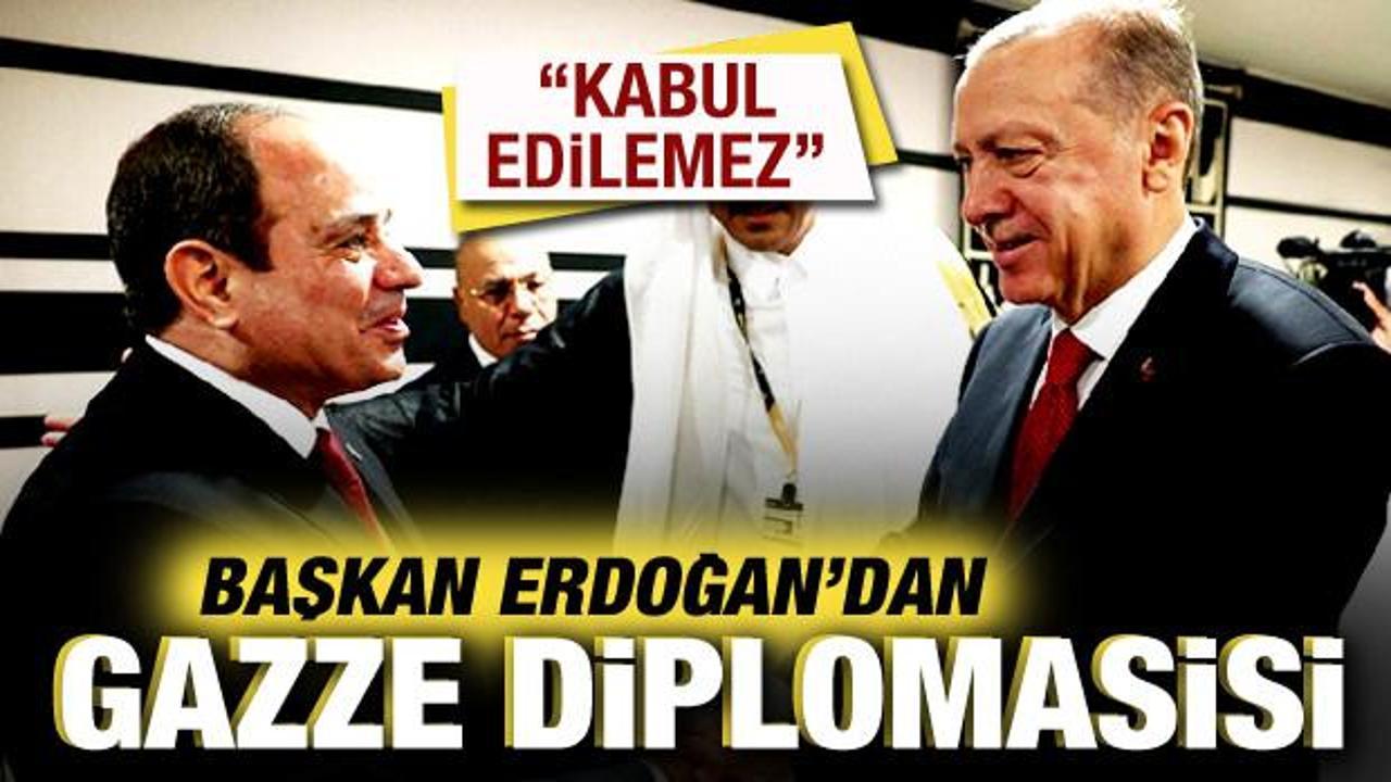 Cumhurbaşkanı Erdoğan, Sisi ile görüştü: Kabul edilemez!
