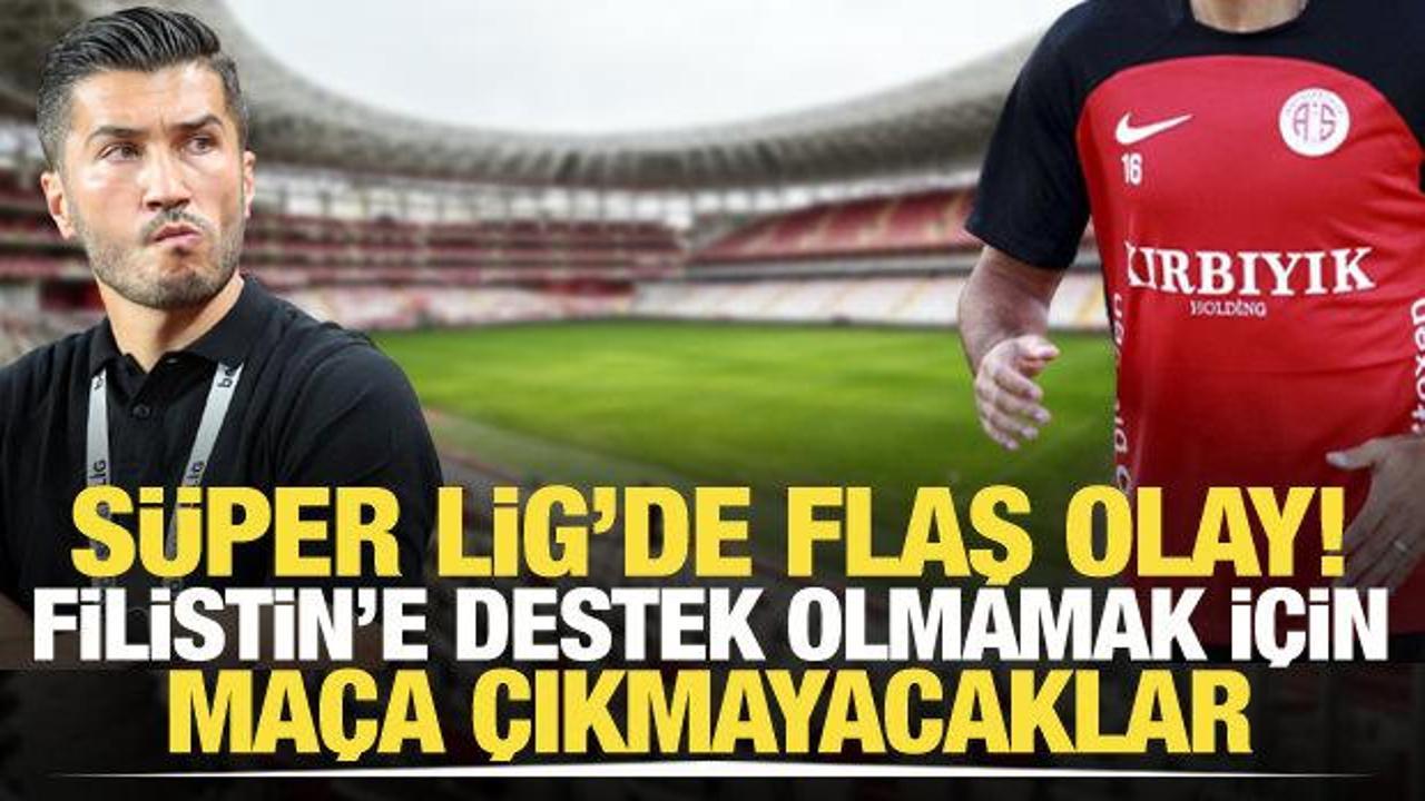 Filistin'e destek olmamak i&ccedil;in ma&ccedil;a &ccedil;ıkmayacaklar