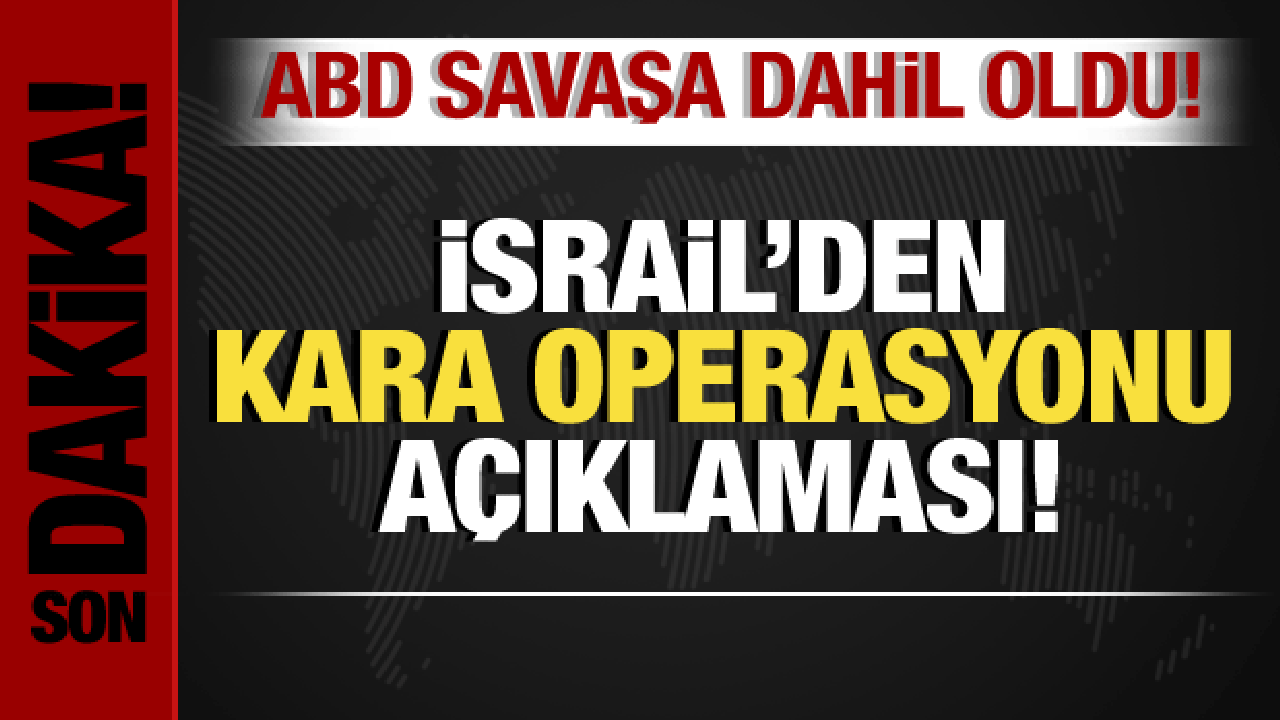İsrail-Filistin savaşı: Biden ulusa seslenecek! İsrail'den kara harekatı paylaşımı