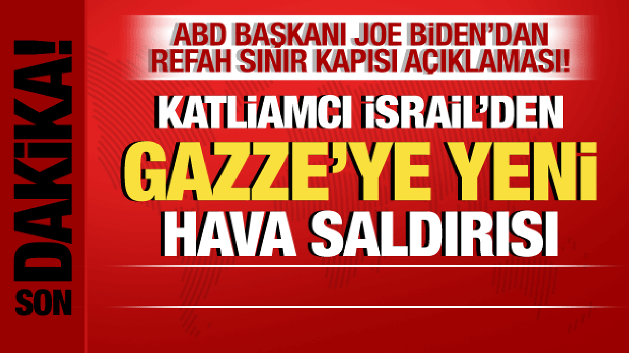 İsrail-Hamas savaşı: İsrail'den, Gazze'ye hava saldırısı! Çok sayıda ölü ve yaralı var