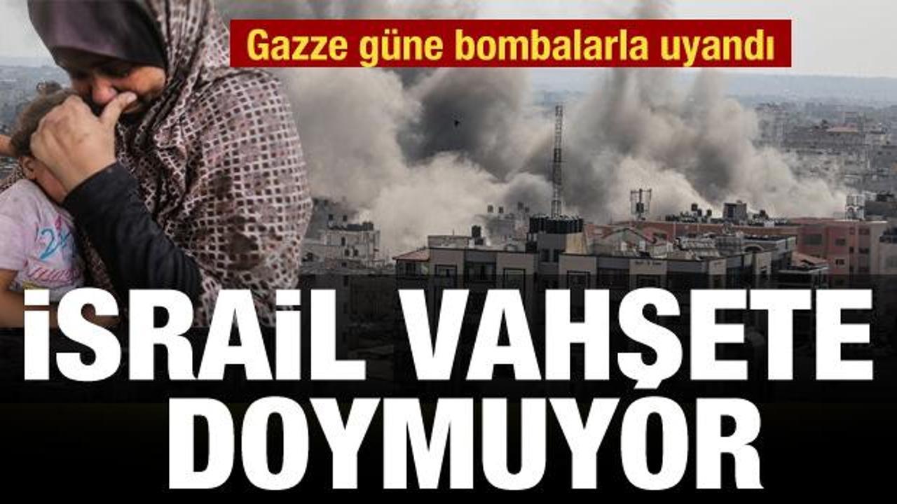 İsrail'den Gazze'ye yoğun hava saldırısı